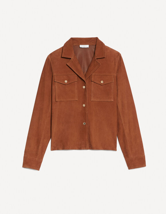 Sandro Suede Jacket