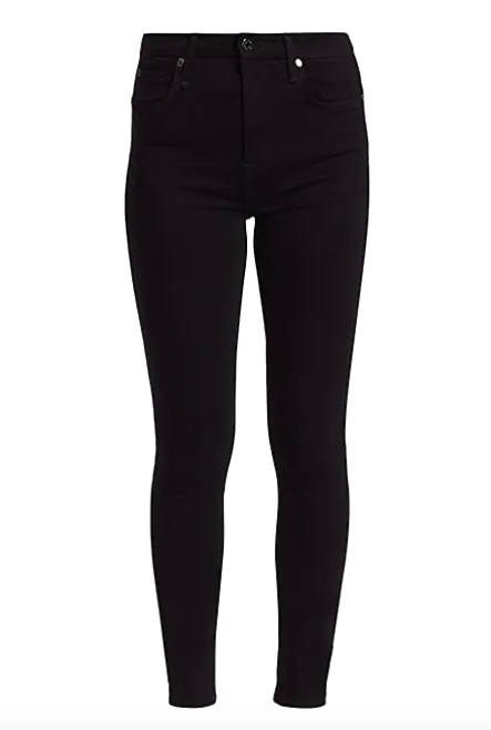 7 For All Mankind Black Skinny Jeans