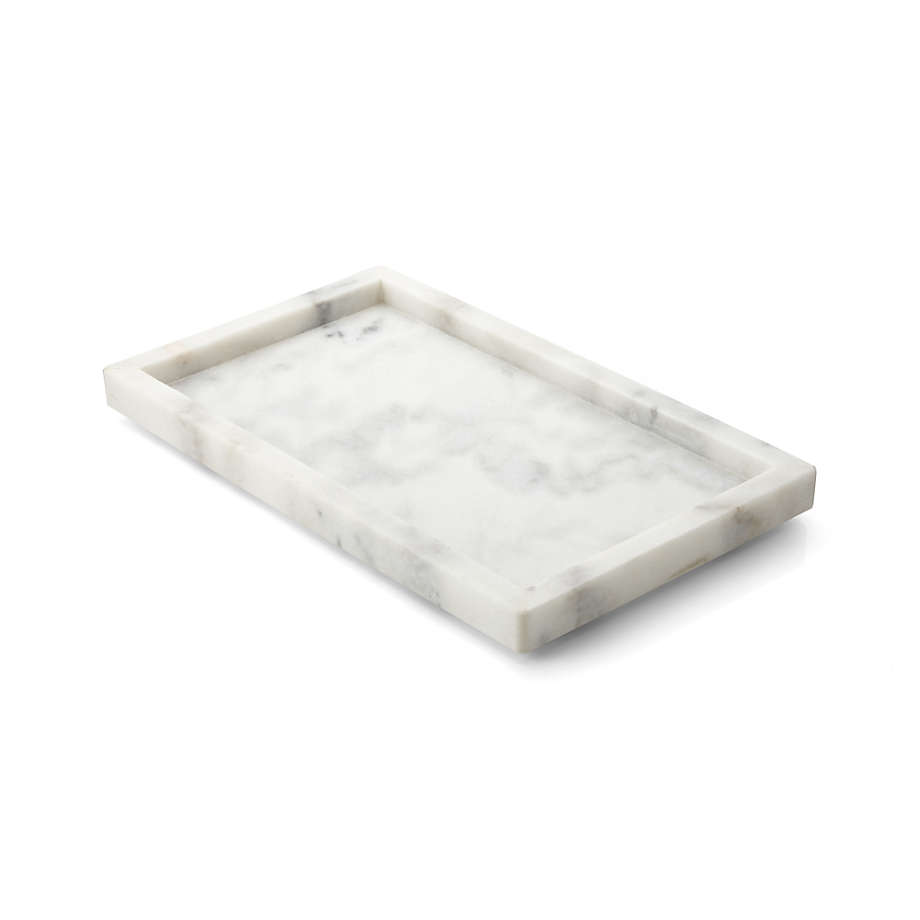 Crate and Barrel Marble Kitchen Tray 